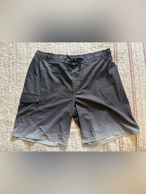 Men's Black Swim Board Shorts with Side Pocket XL 40-42 waist